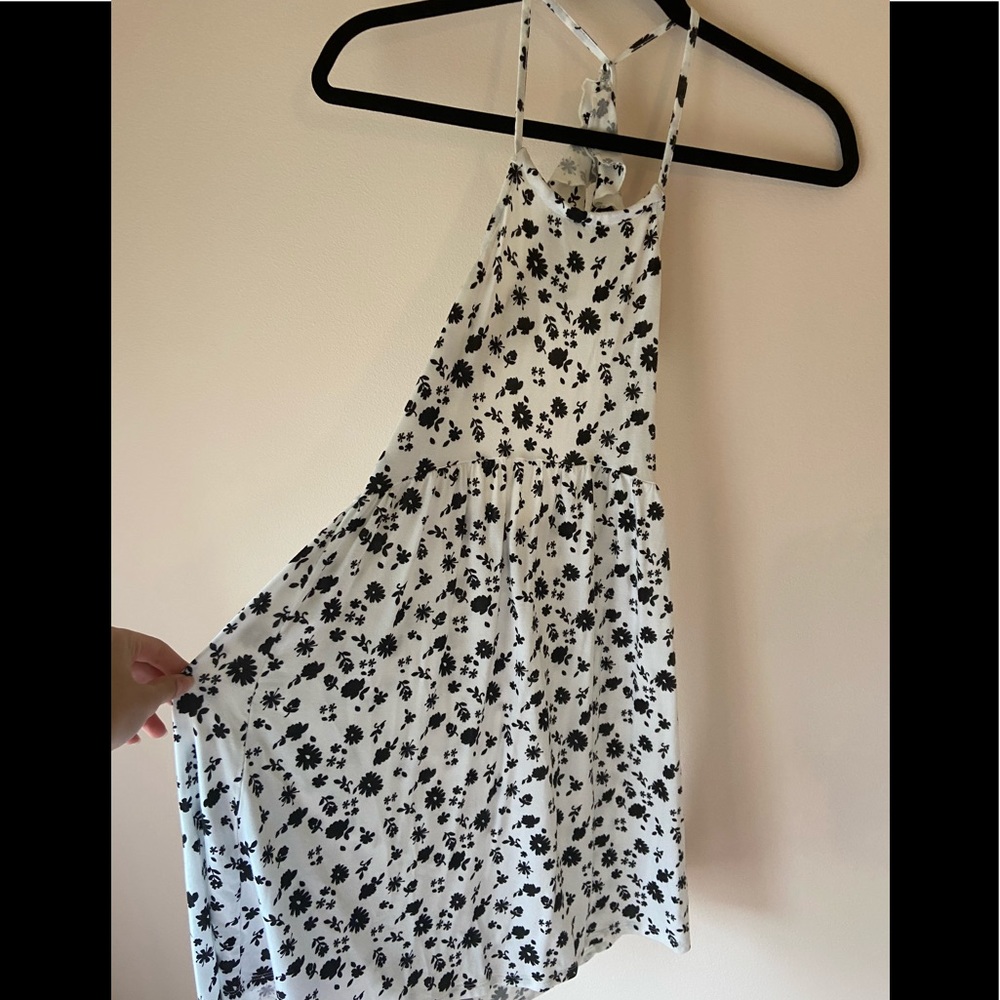 tucker+tate kids black and white floral sun dress